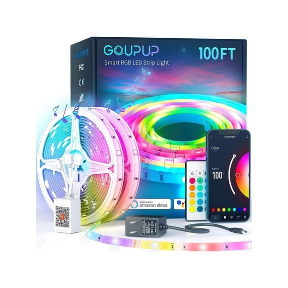 FT Other Gupup 0 Ft Led Strip Lightsrope Lights Bluetooth App
